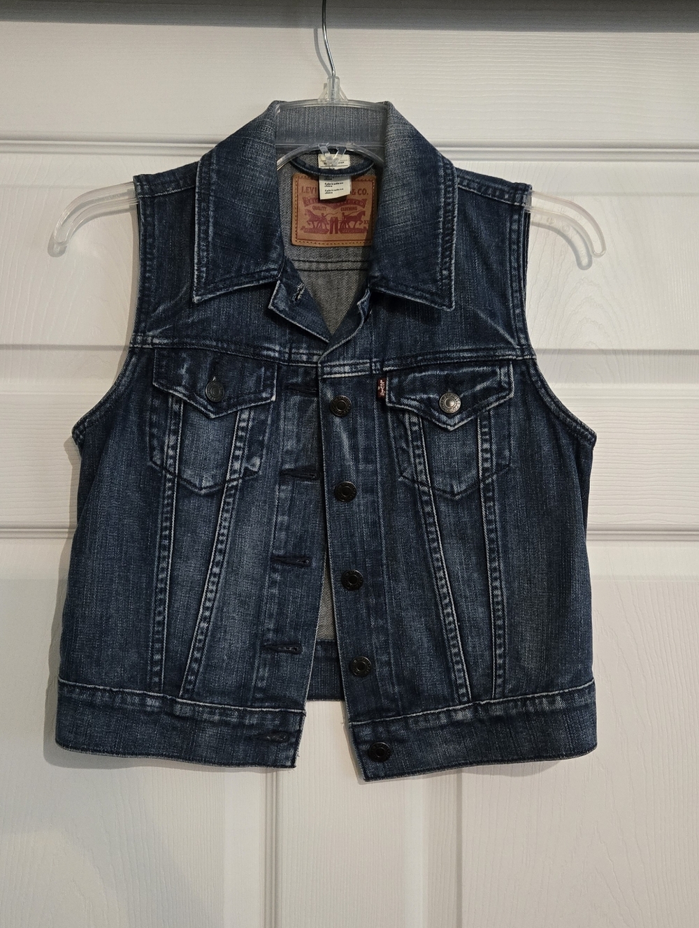 Levi's Dark Wash Denim Vest